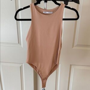 Zara Women's Bodysuit in Soft Tan